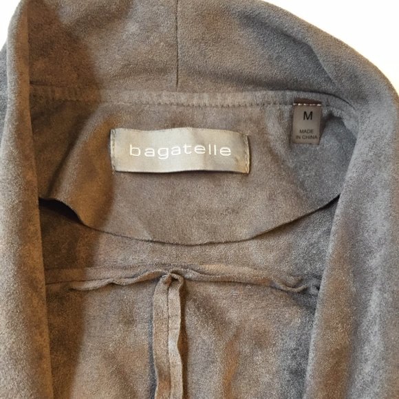Bagatelle Faux Leather Open Jacket Size M - Picture 3 of 4